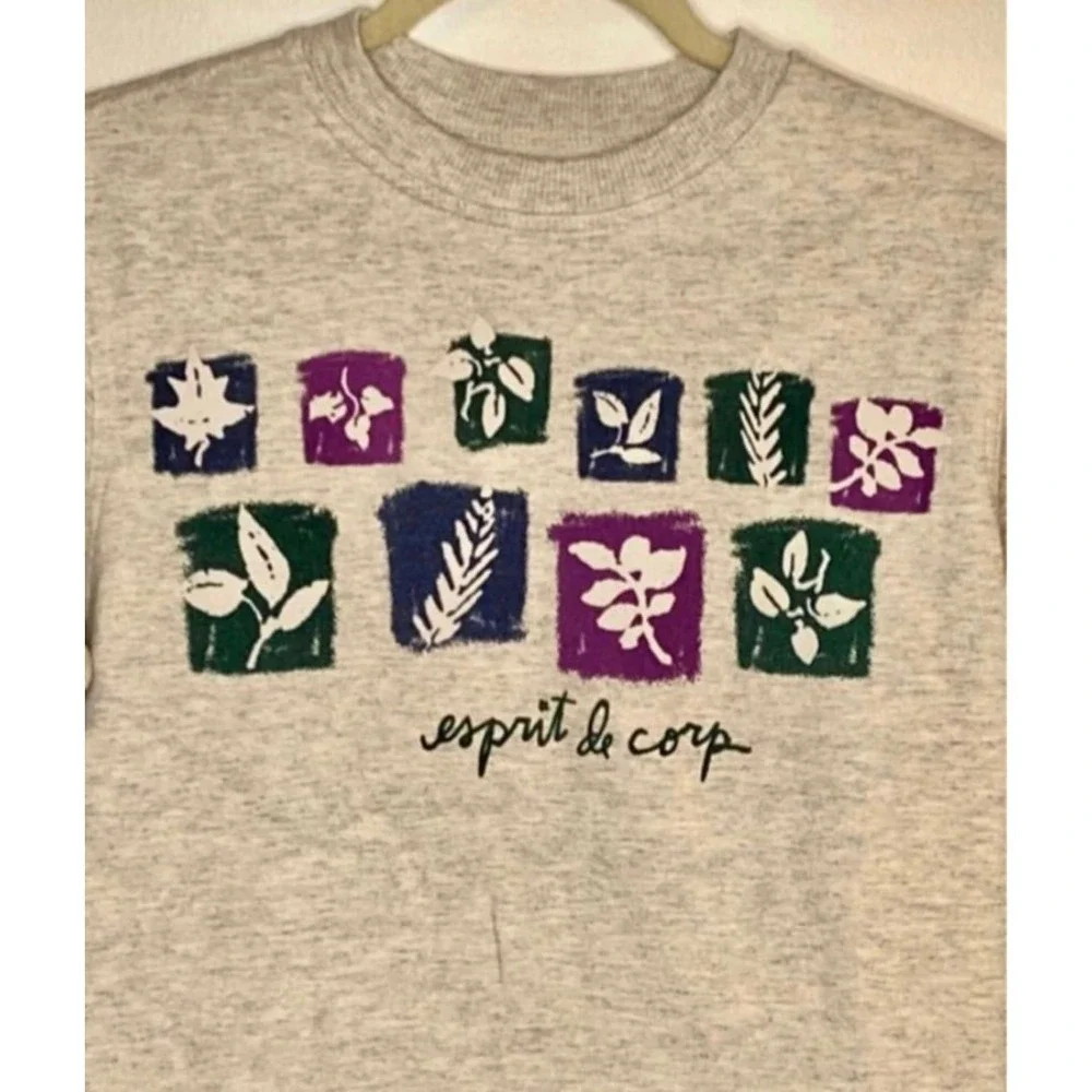 Vintage 1990s Esprit Kids‎ Crewneck Nature Sweatshirt